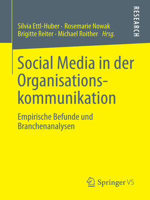 cover image of Social Media in der Organisationskommunikation